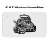 4 X 7 Aluminum License Plate  Thumbnail