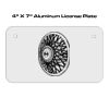 4 X 7 Aluminum License Plate  Thumbnail