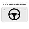 4 X 7 Aluminum License Plate  Thumbnail
