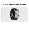 4 X 7 Aluminum License Plate  Thumbnail