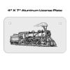 4 X 7 Aluminum License Plate  Thumbnail