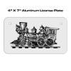 4 X 7 Aluminum License Plate  Thumbnail
