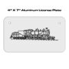 4 X 7 Aluminum License Plate  Thumbnail