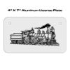 4 X 7 Aluminum License Plate  Thumbnail