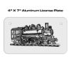 4 X 7 Aluminum License Plate  Thumbnail