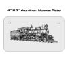 4 X 7 Aluminum License Plate  Thumbnail