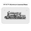 4 X 7 Aluminum License Plate  Thumbnail