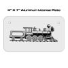 4 X 7 Aluminum License Plate  Thumbnail