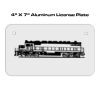 4 X 7 Aluminum License Plate  Thumbnail