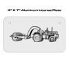 4 X 7 Aluminum License Plate  Thumbnail