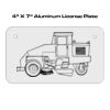 4 X 7 Aluminum License Plate  Thumbnail