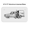 4 X 7 Aluminum License Plate  Thumbnail