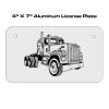 4 X 7 Aluminum License Plate  Thumbnail