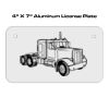 4 X 7 Aluminum License Plate  Thumbnail