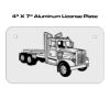 4 X 7 Aluminum License Plate  Thumbnail