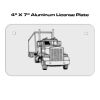 4 X 7 Aluminum License Plate  Thumbnail