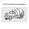4 X 7 Aluminum License Plate  Thumbnail