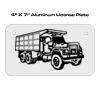 4 X 7 Aluminum License Plate  Thumbnail
