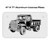 4 X 7 Aluminum License Plate  Thumbnail