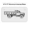 4 X 7 Aluminum License Plate  Thumbnail