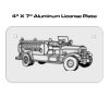 4 X 7 Aluminum License Plate  Thumbnail