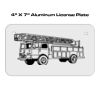4 X 7 Aluminum License Plate  Thumbnail