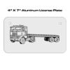 4 X 7 Aluminum License Plate  Thumbnail