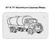 4 X 7 Aluminum License Plate  Thumbnail