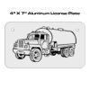 4 X 7 Aluminum License Plate  Thumbnail