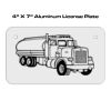 4 X 7 Aluminum License Plate  Thumbnail