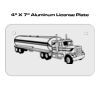 4 X 7 Aluminum License Plate  Thumbnail