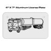 4 X 7 Aluminum License Plate  Thumbnail