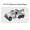 4 X 7 Aluminum License Plate  Thumbnail