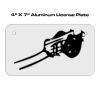 4 X 7 Aluminum License Plate  Thumbnail