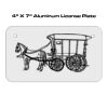 4 X 7 Aluminum License Plate  Thumbnail