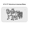 4 X 7 Aluminum License Plate  Thumbnail