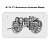 4 X 7 Aluminum License Plate  Thumbnail