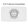 4 X 7 Aluminum License Plate  Thumbnail