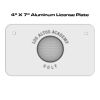 4 X 7 Aluminum License Plate  Thumbnail