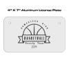 4 X 7 Aluminum License Plate  Thumbnail