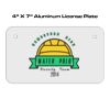 4 X 7 Aluminum License Plate  Thumbnail