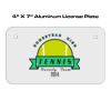 4 X 7 Aluminum License Plate  Thumbnail