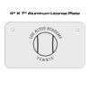 4 X 7 Aluminum License Plate  Thumbnail