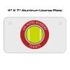 4 X 7 Aluminum License Plate  Thumbnail