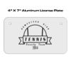 4 X 7 Aluminum License Plate  Thumbnail