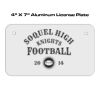 4 X 7 Aluminum License Plate  Thumbnail