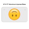 4 X 7 Aluminum License Plate  Thumbnail