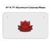4 X 7 Aluminum License Plate  Thumbnail