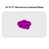 4 X 7 Aluminum License Plate  Thumbnail