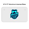 4 X 7 Aluminum License Plate  Thumbnail